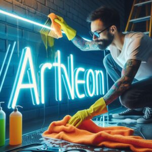 Portada de la nota del blog de la web: CUIDADOS DE TU CARTEL DE NEON LED