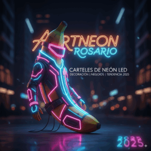Imagen de portada de entrada del blog de ARTNEON ROSARIO sobre el tema: transforma tus espacios con carteles de neon led, tendencias, consejos y creatividad
